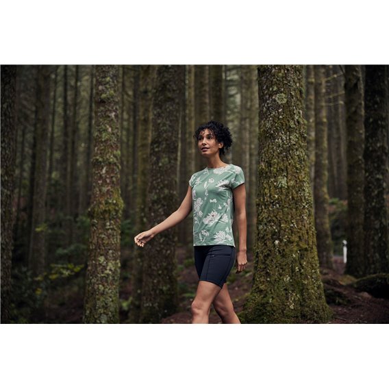 Sherpa Neha Tee Damen T-Shirt Kurzarm Shirt thyme lotus hier im Sherpa-Shop günstig online bestellen
