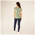 Sherpa Neha Tee Damen T-Shirt Kurzarm Shirt thyme lotus hier im Sherpa-Shop günstig online bestellen