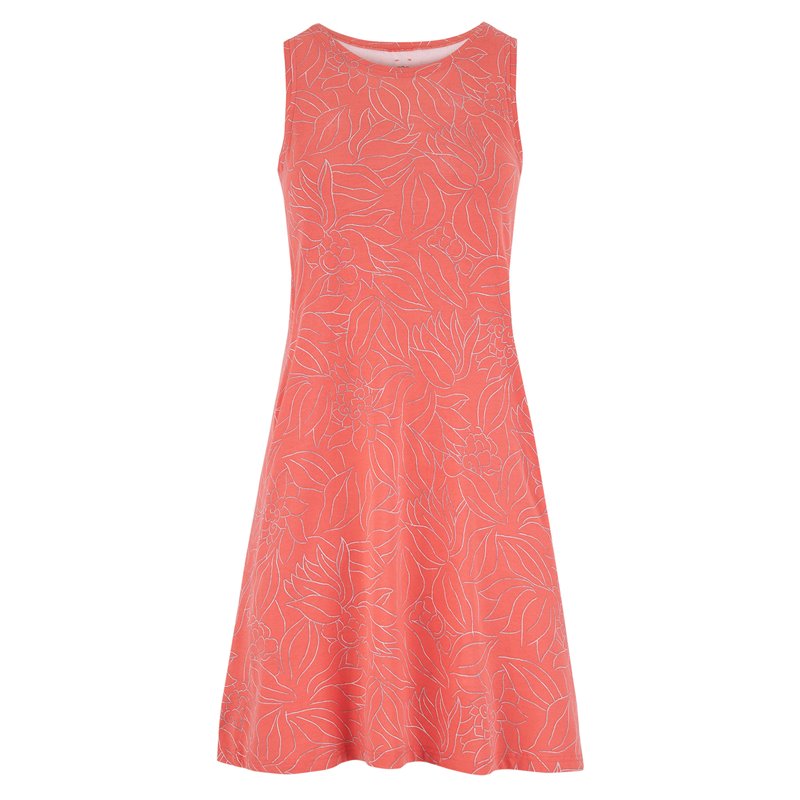 Sherpa Padma Sporty Dress Damen Sommerkleid Freizeit Kleid sorbet leaf hier im Sherpa-Shop günstig online bestellen