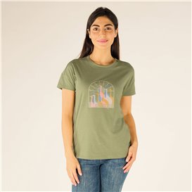 Sherpa Varuna Short Sleeve Crew Damen T-Shirt Kurzarm Shirt thyme crane hier im Sherpa-Shop günstig online bestellen
