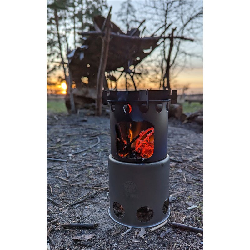 ARTS-Nature Titanium Outdoor Holzofen ultra leichter Campingkocher