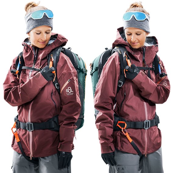 Deuter Alproof 30 SL Damen Lawinenrucksack mit Airbag deepsea-black hier im Deuter-Shop günstig online bestellen