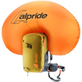 Deuter Alproof Lite 22 Lawinenrucksack mit Airbag turmeric-black hier im Deuter-Shop günstig online bestellen