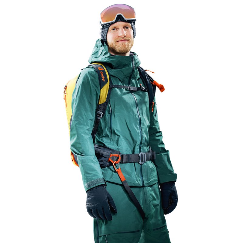 Deuter Alproof Lite 22 Lawinenrucksack mit Airbag turmeric-black hier im Deuter-Shop günstig online bestellen