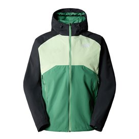 The North Face Stratos Jacket Herren Regenjacke green-lime-asphalt grey