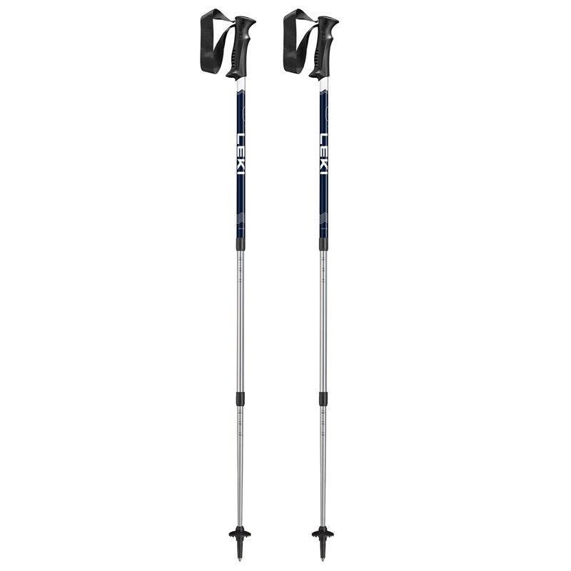Leki Eagle Trekkingstöcke Wanderstöcke metallic dark blue-white Leki Eagle Trekkingstöcke Wanderstöcke metallic dark blue-white