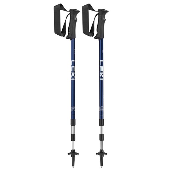Leki Eagle Trekkingstöcke Wanderstöcke metallic dark blue-white