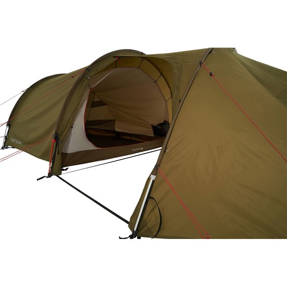 Nordisk Oppland 3 PU 2.0 Tent Dark Olive 3 Personen Tunnelzelt dark olive hier im Nordisk-Shop günstig online bestellen