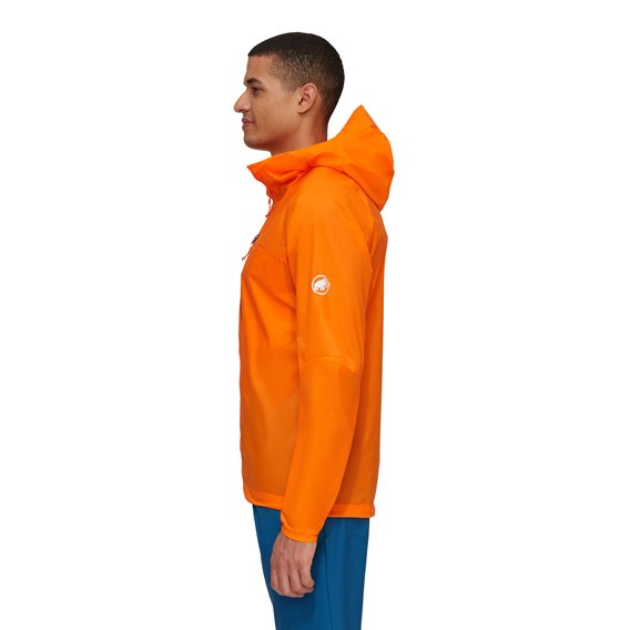 Mammut Aenergy WB Hooded Jacket Herren Windbreaker Übergangsjacke dark tangerine hier im Mammut-Shop günstig online bestellen