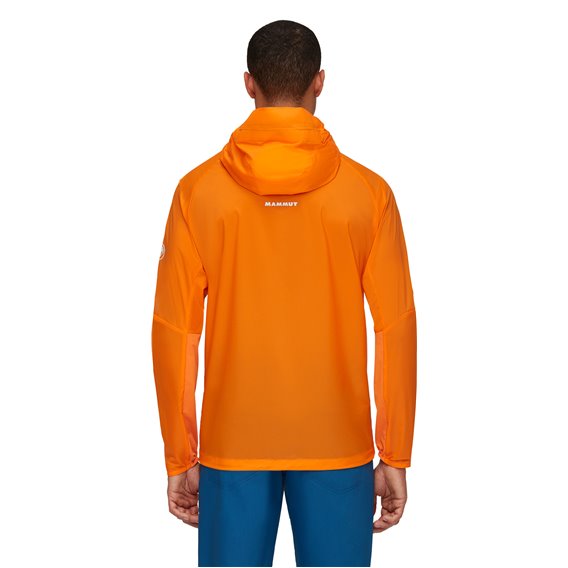 Mammut Aenergy WB Hooded Jacket Herren Windbreaker Übergangsjacke dark tangerine hier im Mammut-Shop günstig online bestellen