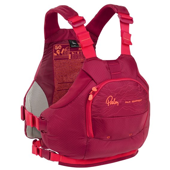 Palm Riff PFD Wildwasser-Weste Schwimmweste chilli hier im Palm-Shop günstig online bestellen