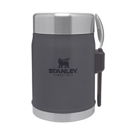 Stanley Classic Food Jar + Spork Isolierbecher mit Löffel charcoal