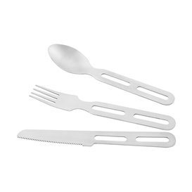 Tatonka Cutlery Set I Edelstahl Campingbesteck mit Gurtbandhülle hier im Tatonka-Shop günstig online bestellen