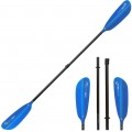 ExtaSea Pro Tour Carbon Vario Doppelpaddel | 220-240cm | 4-teilig | light blue