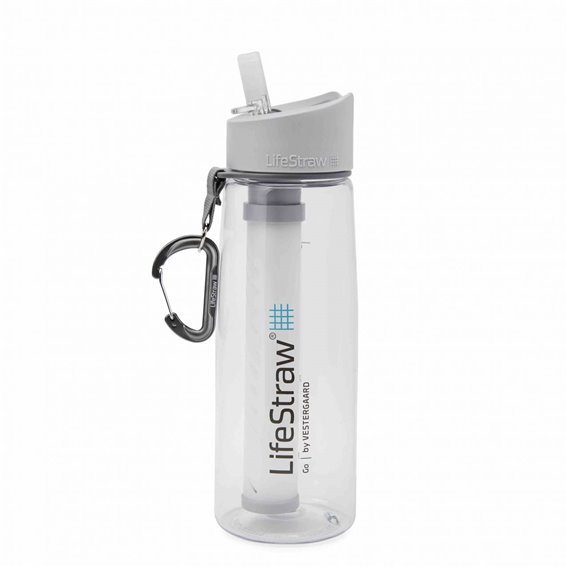 Lifestraw Go 650 ml Trinkflasche mit integriertem 2-Stage Wasserfilter clear hier im LifeStraw-Shop günstig online bestellen