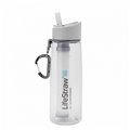 Lifestraw Go 650 ml Trinkflasche mit integriertem 2-Stage Wasserfilter clear