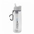 Lifestraw Go 650 ml Trinkflasche mit integriertem 2-Stage Wasserfilter clear