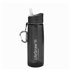 Lifestraw Go 650 ml Trinkflasche mit integriertem 2-Stage Wasserfilter dark grey