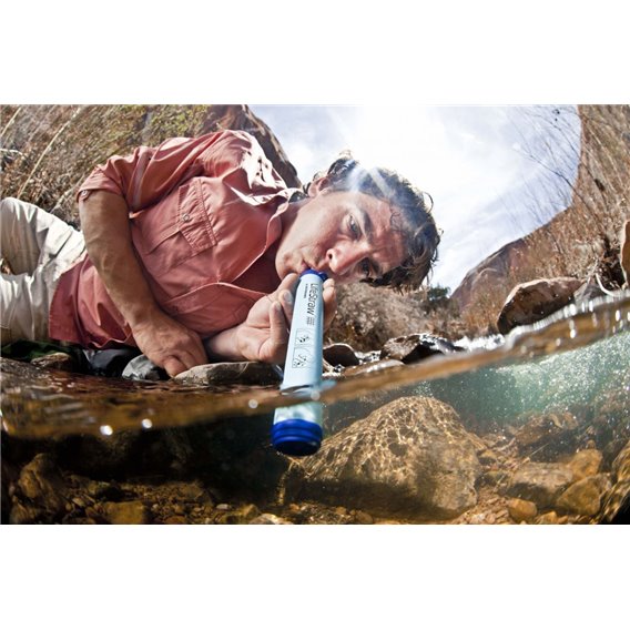 Lifestraw Personal Strohhalm-Wasserfilter Wasserentkeimer blue hier im LifeStraw-Shop günstig online bestellen
