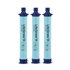 Lifestraw Personal 3er Set Strohhalm-Wasserfilter Wasserentkeimer blue