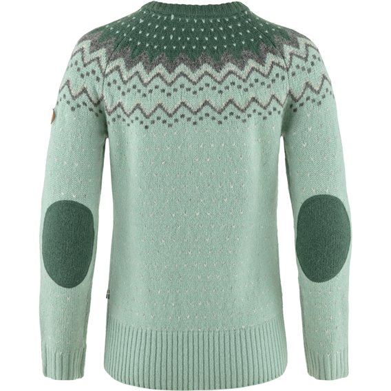 Fjällräven Övik Knit Sweater Damen Strickpullover misty green-deep patina hier im Fjällräven-Shop günstig online bestellen
