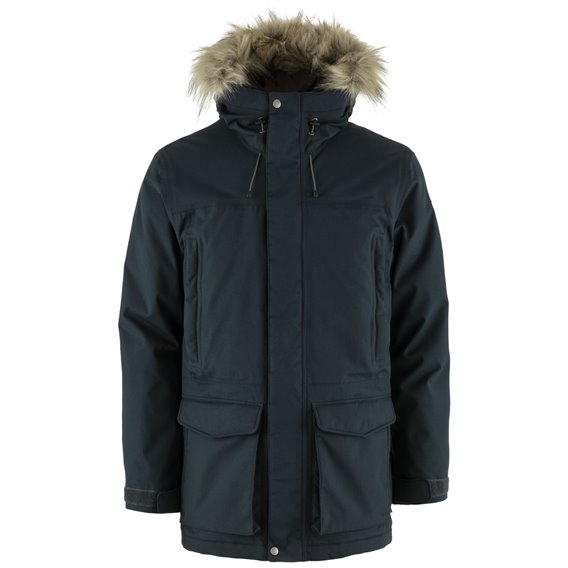 Fjällräven Nuuk Lite Parka Herren Wintermantel dark navy hier im Fjällräven-Shop günstig online bestellen