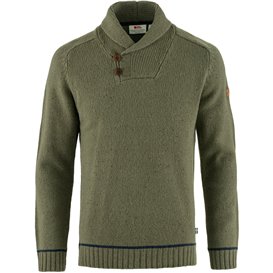 Fjällräven Lada Sweater Herren Strickpullover laurel green hier im Fjällräven-Shop günstig online bestellen