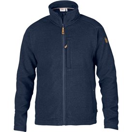 Fjällräven Buck Fleece Herren Fleecejacke dark navy