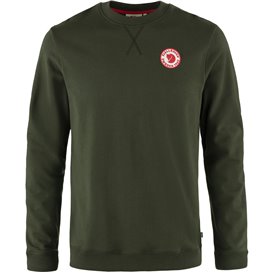Fjällräven 1960 Logo Badge Sweater Herren Pullover deep forest hier im Fjällräven-Shop günstig online bestellen