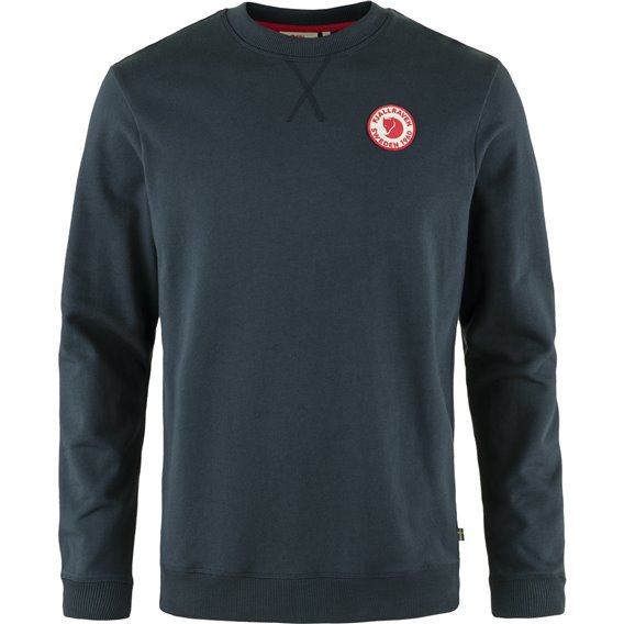 Fjällräven 1960 Logo Badge Sweater Herren Pullover dark navy hier im Fjällräven-Shop günstig online bestellen