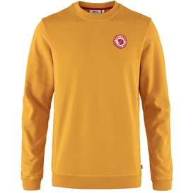 Fjällräven 1960 Logo Badge Sweater Herren Pullover mustard yellow