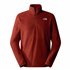 The North Face 100 Glacier 1/4 Zip Herren Fleecepullover brandy brown