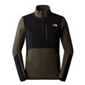 The North Face Glacier Pro 1/4 Zip Herren Fleecepullover taupe green-tnf black