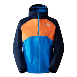 The North Face Stratos Jacket Herren Regenjacke orange-blue