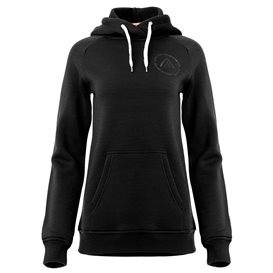 Aclima FleeceWool V2 Hoodie Damen Merino Kapuzenpullover jet black