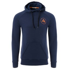 Aclima FleeceWool V2 Hoodie Herren Merino Kapuzenpullover navy blazer