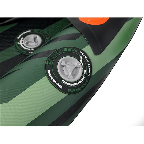 ExtaSea Race 385 2er Schlauchboot Kajak aufblasbar Drop-Stitch camouflage