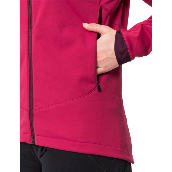 Vaude Qimsa Softshell Jacket Damen Softshelljacke crimson red hier im Vaude-Shop günstig online bestellen