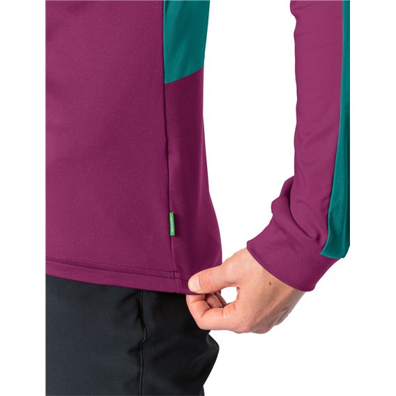 Vaude Qimsa Longsleeve Shirt II Damen Fahrradtrikot wave hier im Vaude-Shop günstig online bestellen