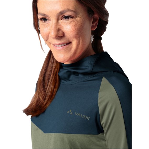 Vaude Qimsa Longsleeve Shirt II Damen Fahrradtrikot cedar wood hier im Vaude-Shop günstig online bestellen