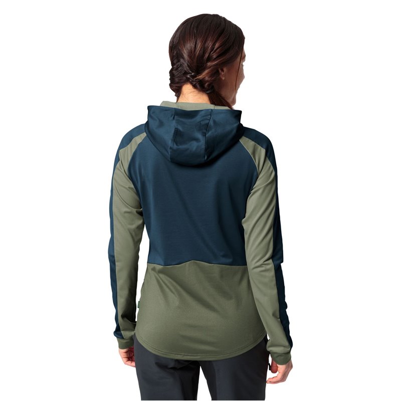 Vaude Qimsa Longsleeve Shirt II Damen Fahrradtrikot cedar wood hier im Vaude-Shop günstig online bestellen