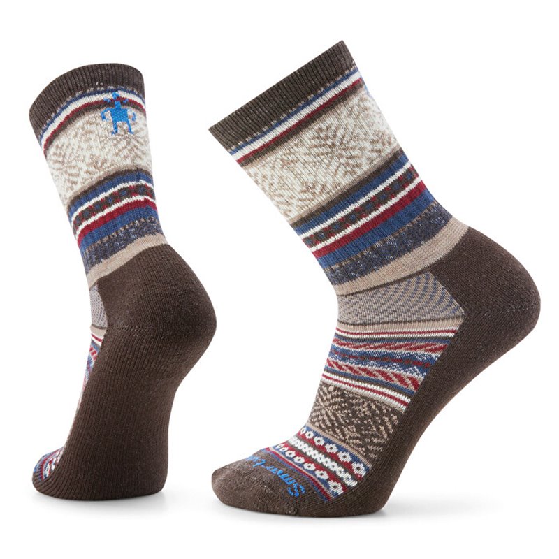 Smartwool Everyday Fair Isle Sweater Crew Socks chestnut hier im Smartwool-Shop günstig online bestellen