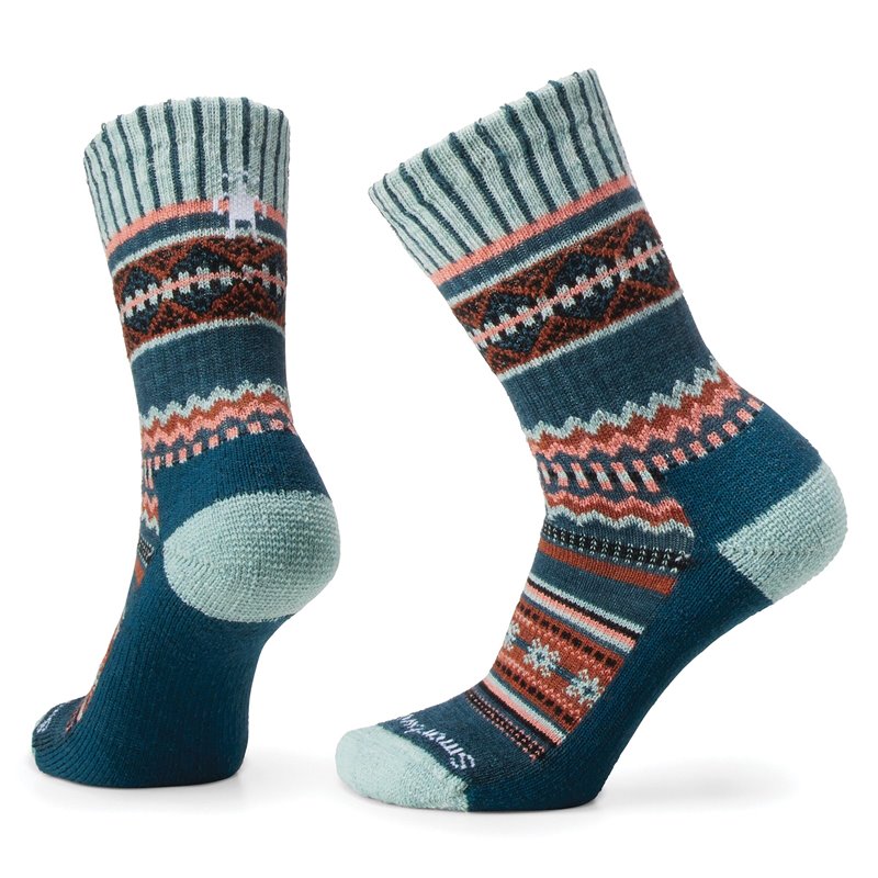 Smartwool Everyday Snowed In Sweater Crew Socks twilight blue hier im Smartwool-Shop günstig online bestellen