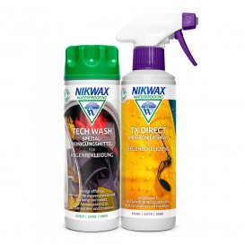 Nikwax Tech Wash & TX.Direct Spray 300ml Waschmittel und 300ml Imprägniermittel
