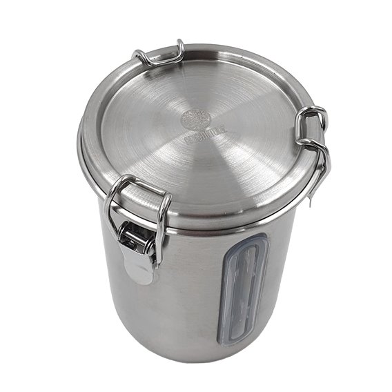 ARTS-Nature Edelstahl Vorratsdose Foodcontainer mit Sichtfenster 520 ml hier im ARTS-Nature-Shop günstig online bestellen