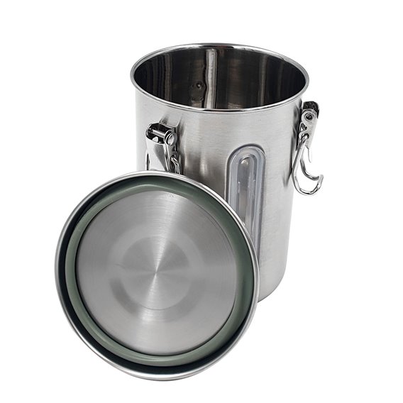 ARTS-Nature Edelstahl Vorratsdose Foodcontainer mit Sichtfenster 520 ml hier im ARTS-Nature-Shop günstig online bestellen
