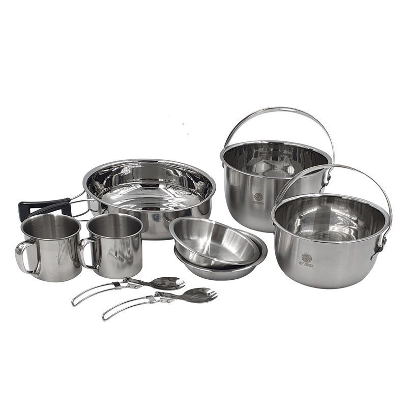 ARTS-Nature Kochset 10-teiliges Edelstahl Camping Geschirr Set hier im ARTS-Nature-Shop günstig online bestellen ARTS-Nature Kochset 10-teiliges Edelstahl Camping Geschirr Set hier im ARTS-Nature-Shop günstig online bestellen