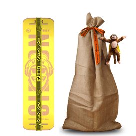 Gibbon Giboard Geschenkset Bonzo mit Jutebeutel und Slingshot-Affe hier im GIBBON-Shop günstig online bestellen