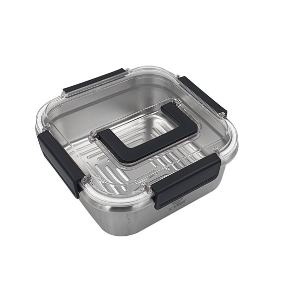 ARTS-Nature Edelstahl Brotdose mit Griff 2200 ml Lunchbox hier im ARTS-Nature-Shop günstig online bestellen
