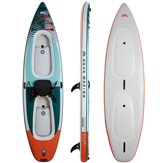 Aqua Marina Cascade Tandem 2 in1 aufblasbares SUP und Luftkajak hier im Aqua Marina-Shop günstig online bestellen